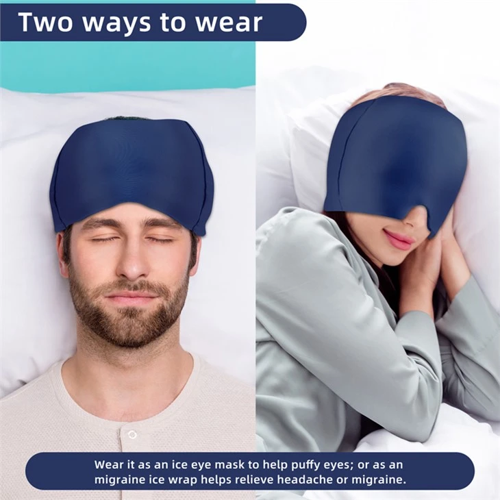 Gel Ice Headache And Migraine Relief Cap