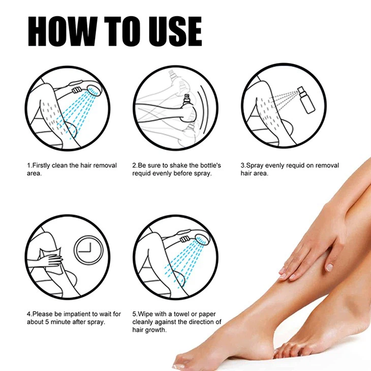 Herbal Painless Hair Removal Spray