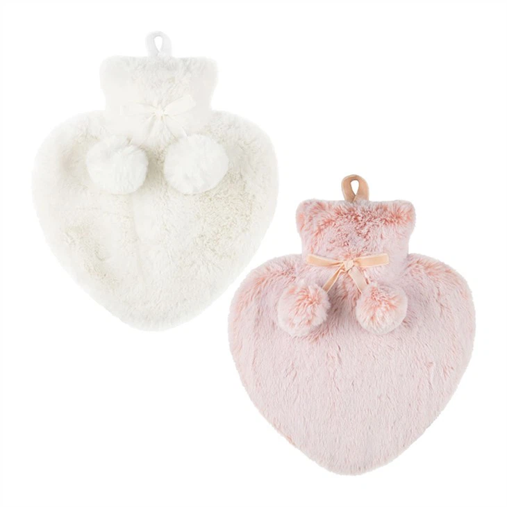 Round Animal Hot Water Bottle fur Cover