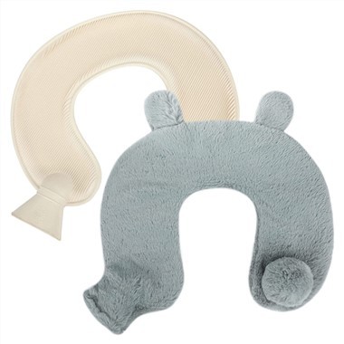 U obliku vrata i ramena pahuljasta boca za vruću vodu