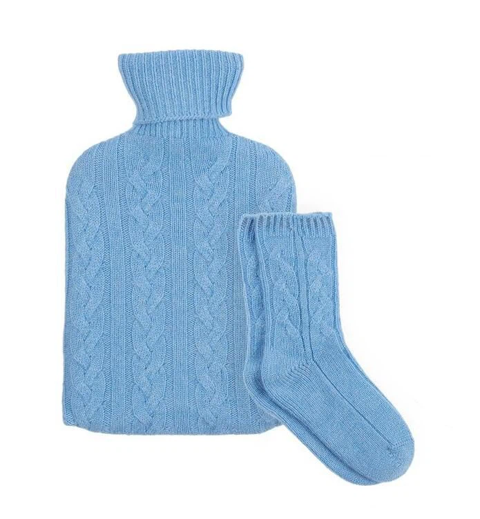 Festival Gift Knitted Hot Water Bottle Cover