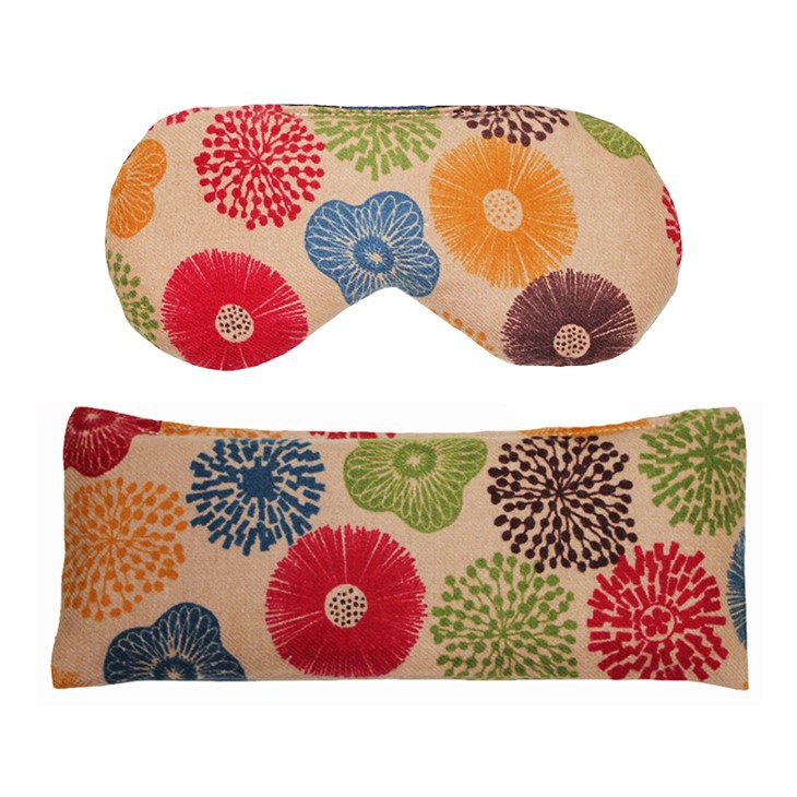 microwave clay beads heat pack eye mask