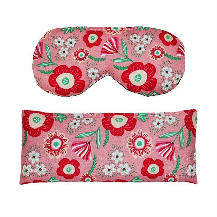 microwave clay beads heat pack eye mask